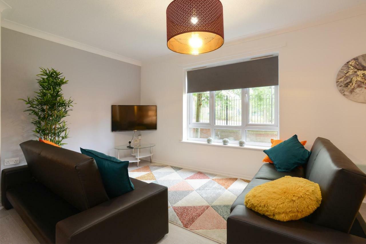 Brook Court - City Edge Stay Modern 2Bed Apartment Nottingham Buitenkant foto